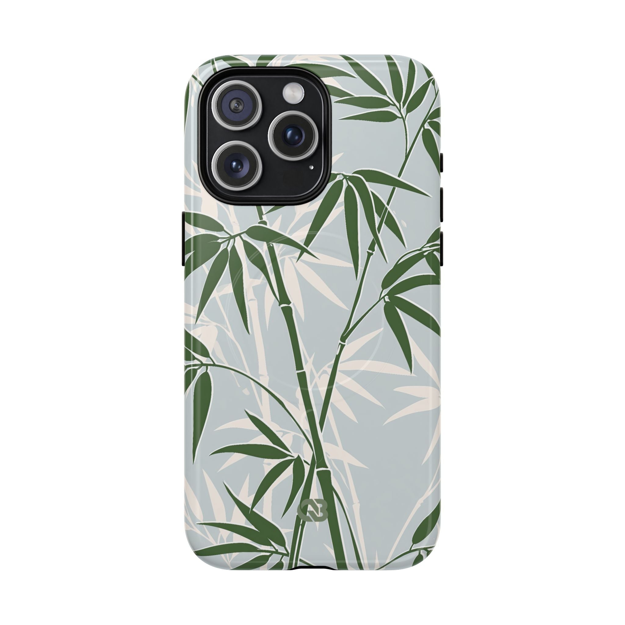 Green Tough 2.0 Magsafe Phone Case for iPhone - Kyoto Bamboo Canopy