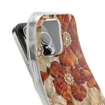 Carnelian Pearl Bloom · Lite Phone Case for iPhone ·  Orange