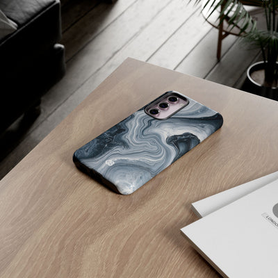 Suminagashi Ink Flow · Tough Phone Case for Samsung · Grey