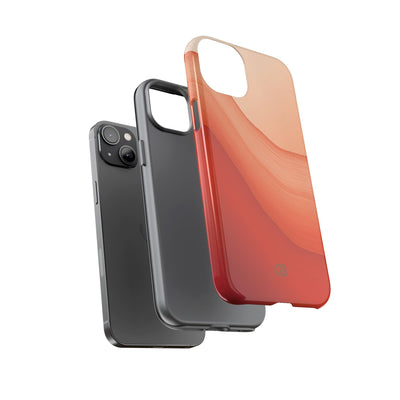 Terracotta Flow · Tough Phone Case for iPhone · Orange