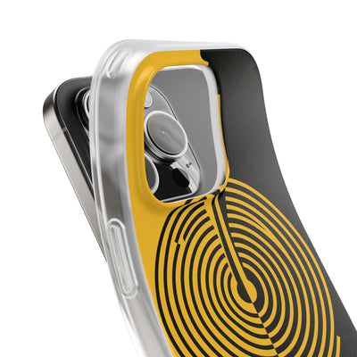 Yellow Lite Phone Case for iPhone - Voltage Sector Pulse