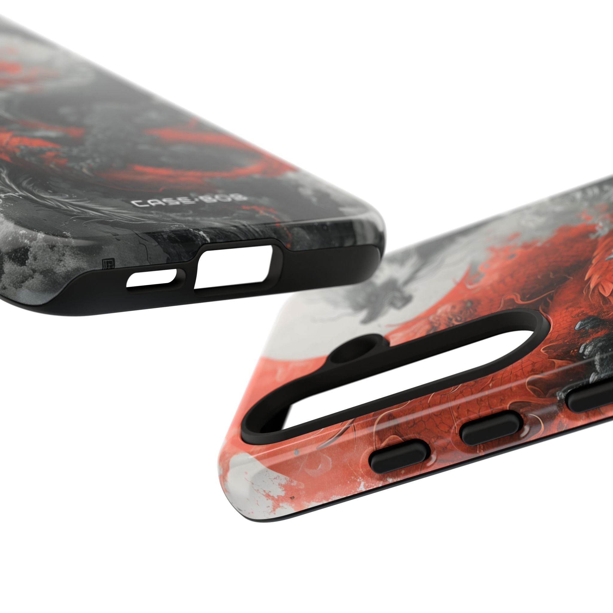 Twin Dragons Crimson Samsung S24 Case - Tough