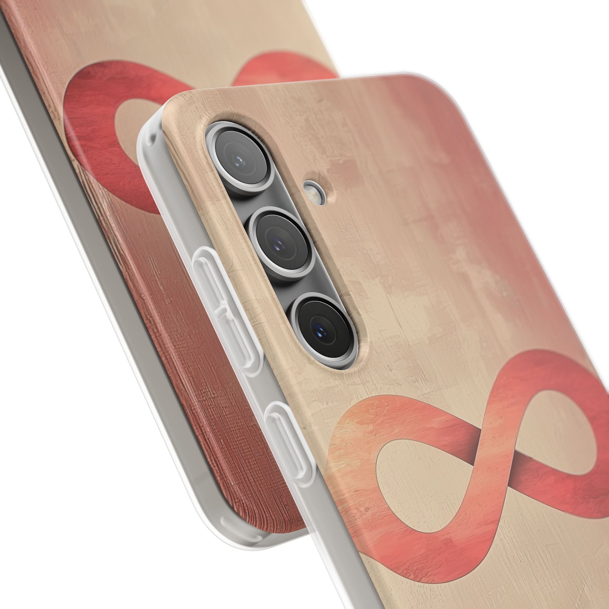 Terracotta Infinity Stroke · Soft Phone Case for Samsung
