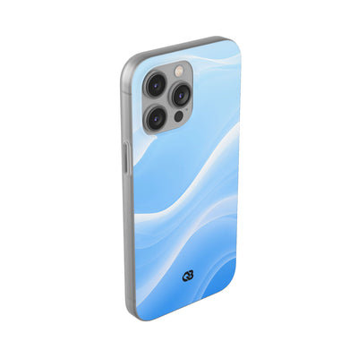 Blue Lite Phone Case for iPhone - Glacial Blue Silk