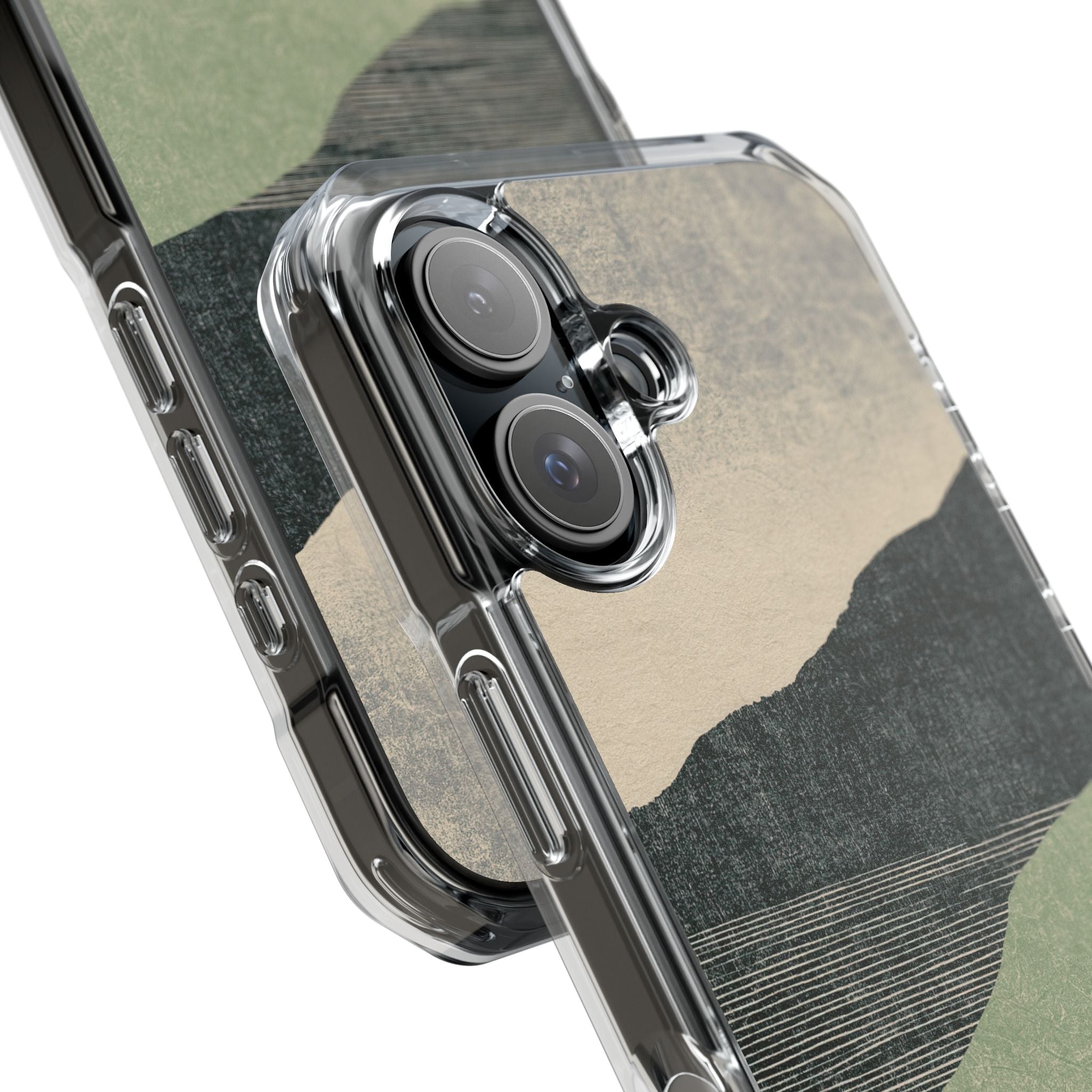 Green Impact MagSafe Phone Case for iPhone - Moss Ridge Grain