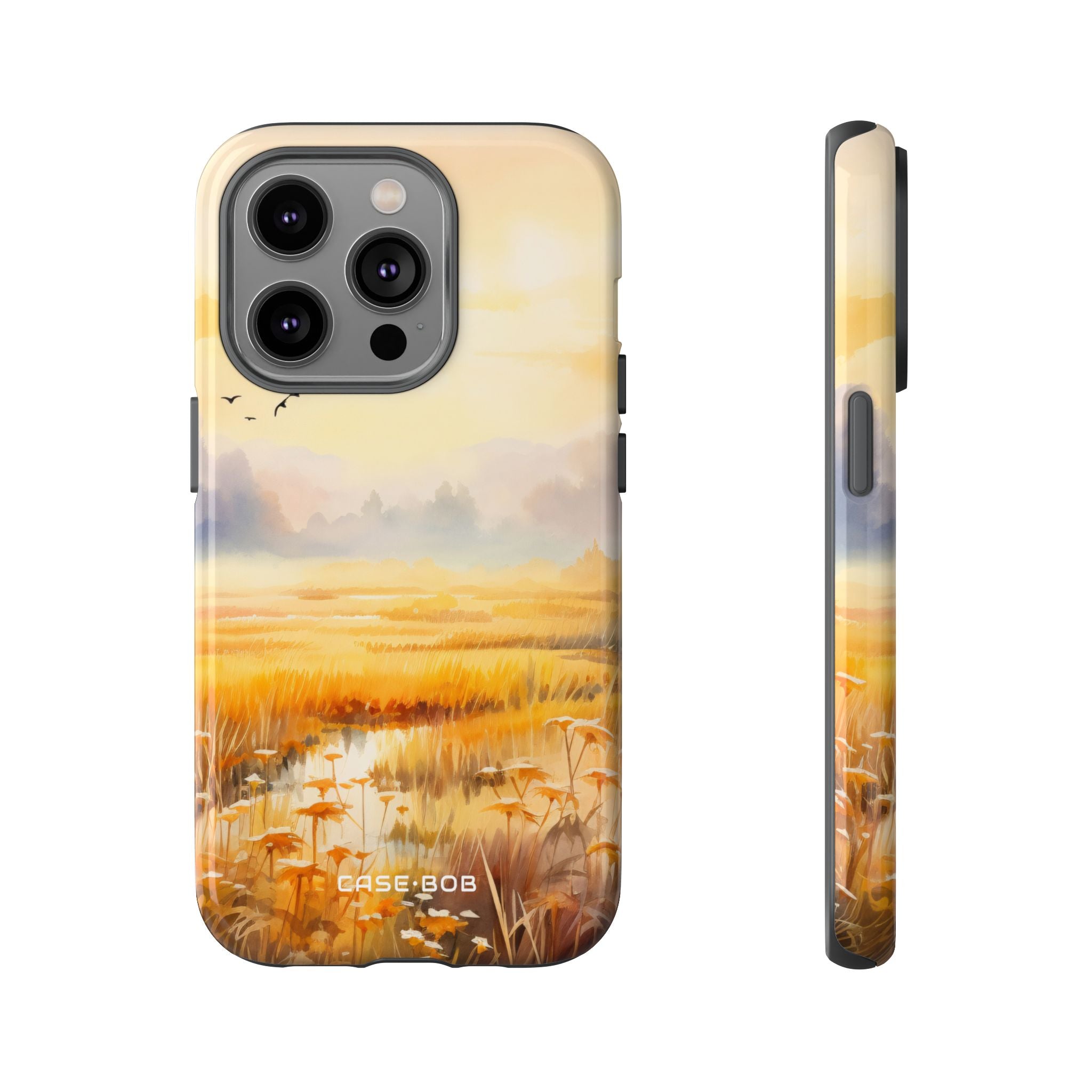 Leuchtender Sonnenaufgang iPhone 14 Pro Case - Tough