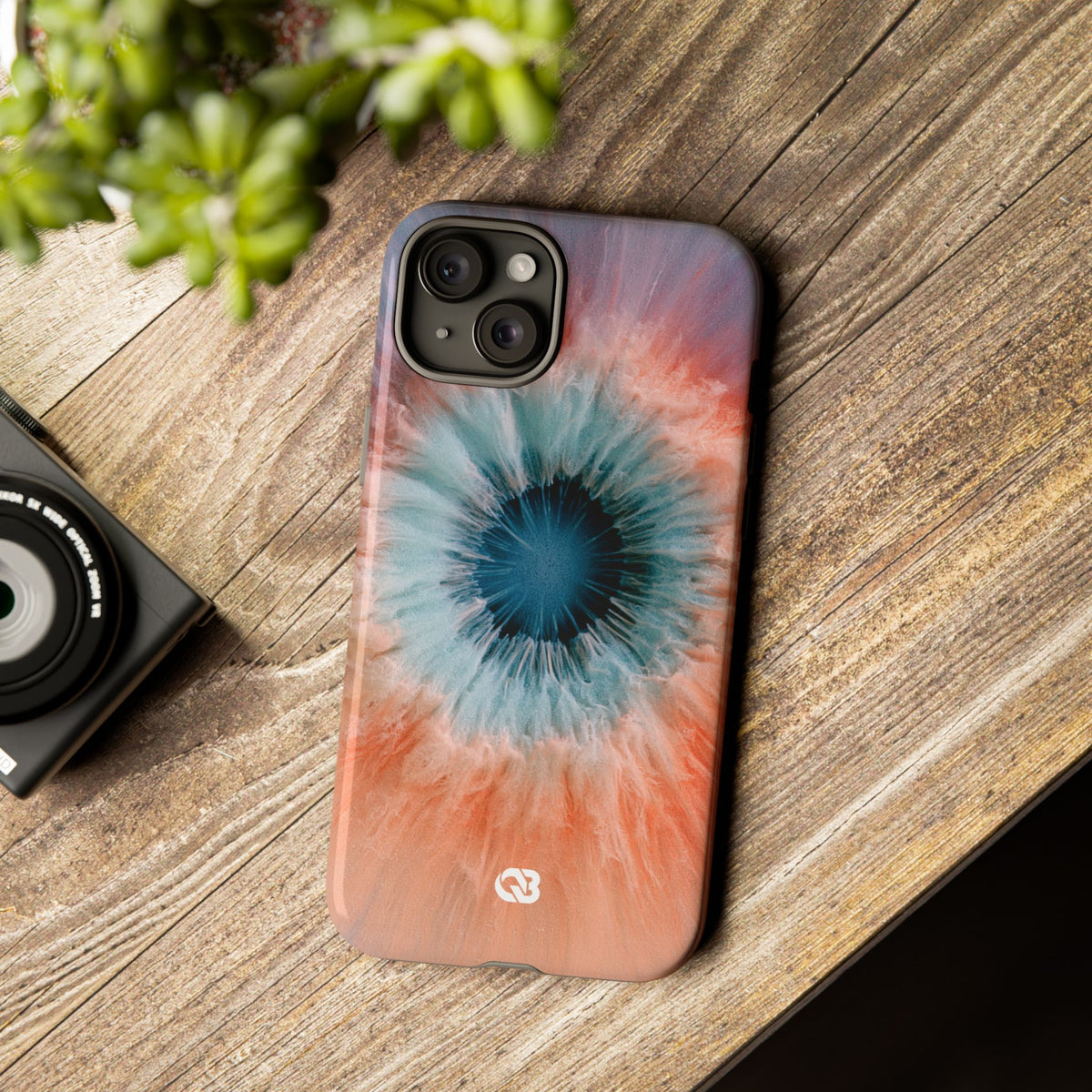 Radiant Aura Core · Tough Phone Case for iPhone · Orange