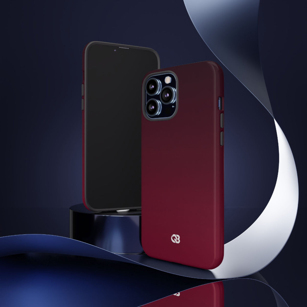 Bordeaux Spectrum · Tough Phone Case for iPhone · Red
