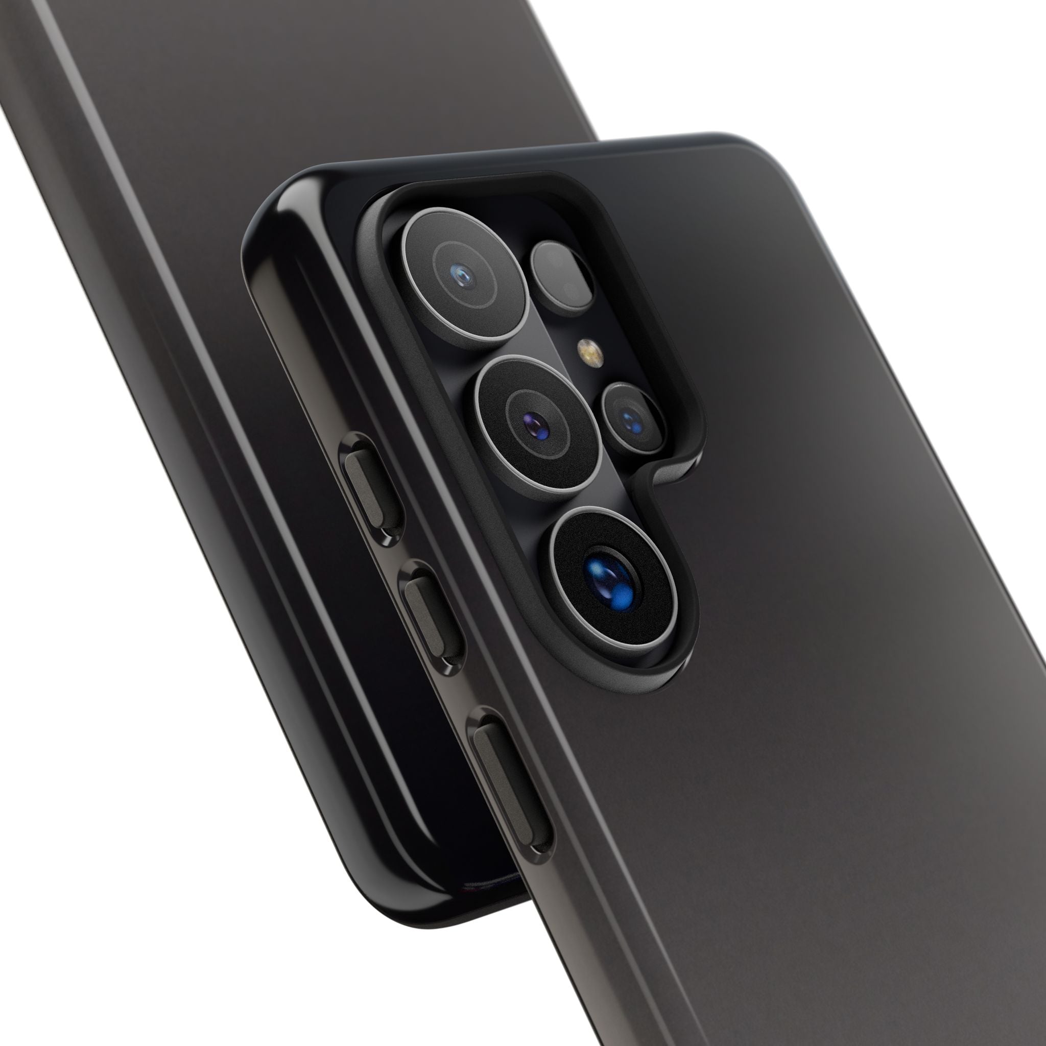 Grey Tough Phone Case for Samsung - Obsidian Ash Fade