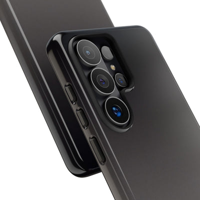 Grey Tough Phone Case for Samsung - Obsidian Ash Fade