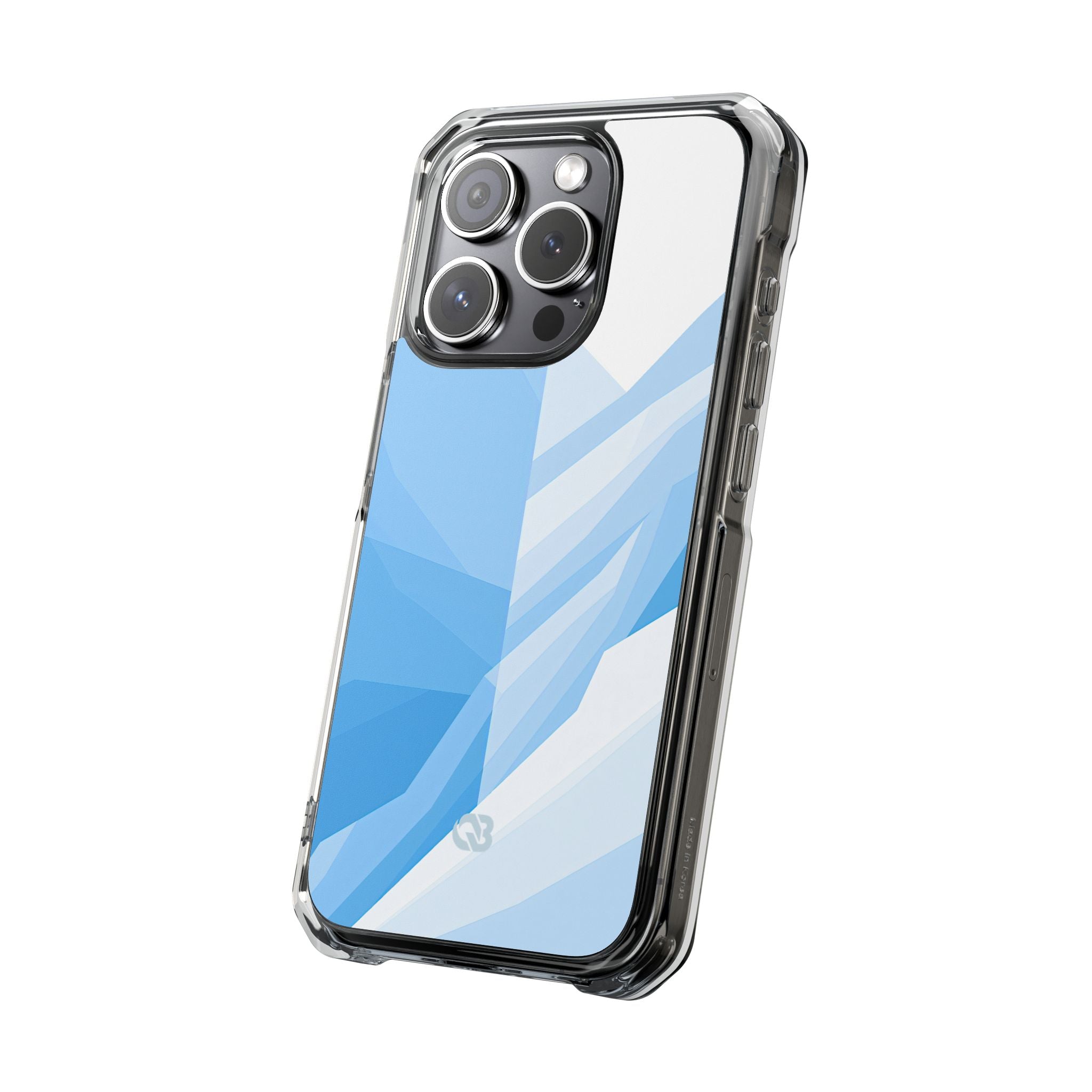 Blue Impact MagSafe Phone Case for iPhone - Arctic Glacial Ridge