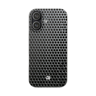 Brushed Perforated Steel · Lite Phone Case for iPhone ·  Silver