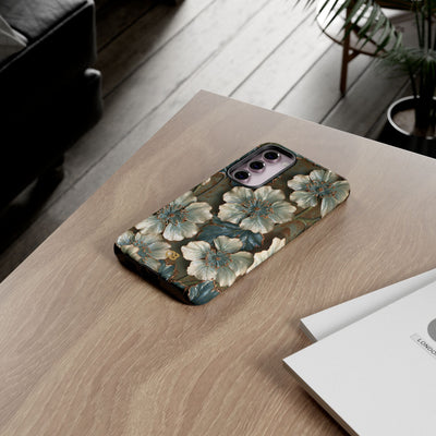 Gilded Blossom Reverie · Tough Phone Case for Samsung · Teal