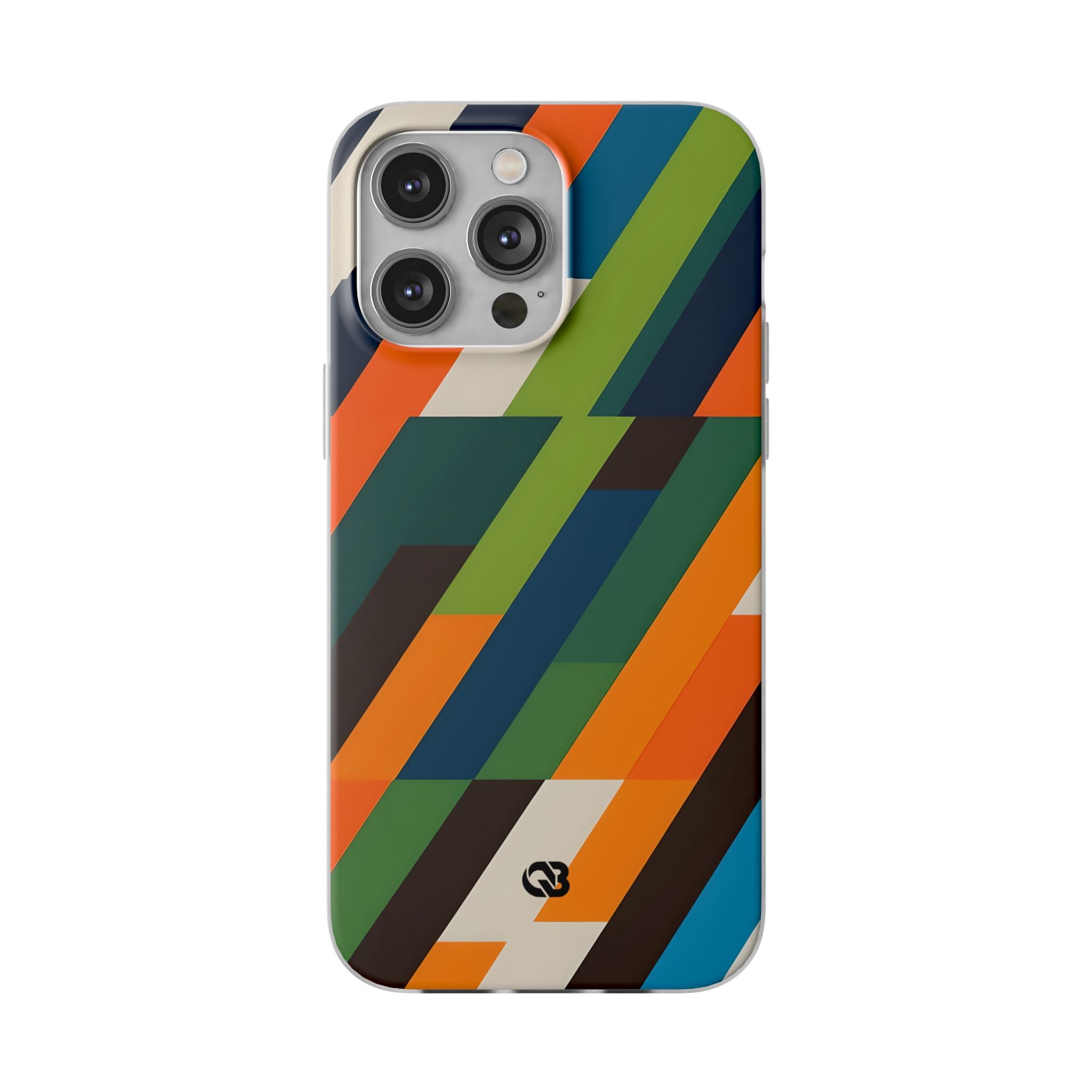 Angled Retro Mosaic · Soft Handyhülle für iPhone