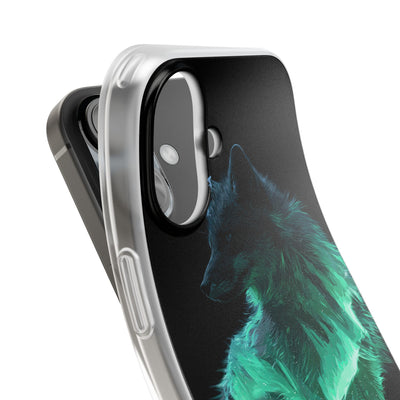 Nordic Aurora Fox · Lite Phone Case for iPhone ·  Teal