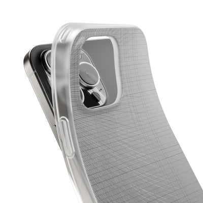 Grey Lite Phone Case for iPhone - Chrome Mesh Warp