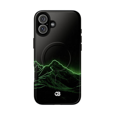 Nordic Mountain Contour · Tough 2.0 Magnetic Phone Case for iPhone · Black