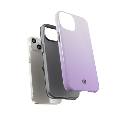 Purple Tough Phone Case for iPhone - Frosted Lavender Fade