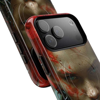 Red Spike Gaze iPhone 17 Pro Max Case - Tough+ - CASE•BOB