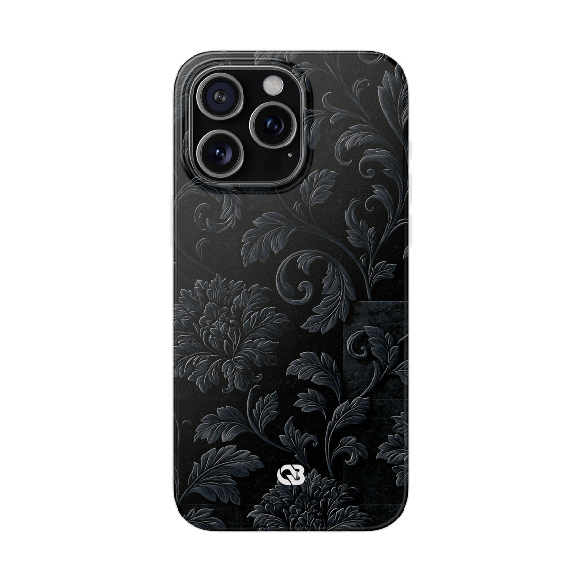 Obsidian Damask · Lite Phone Case for iPhone ·  Black