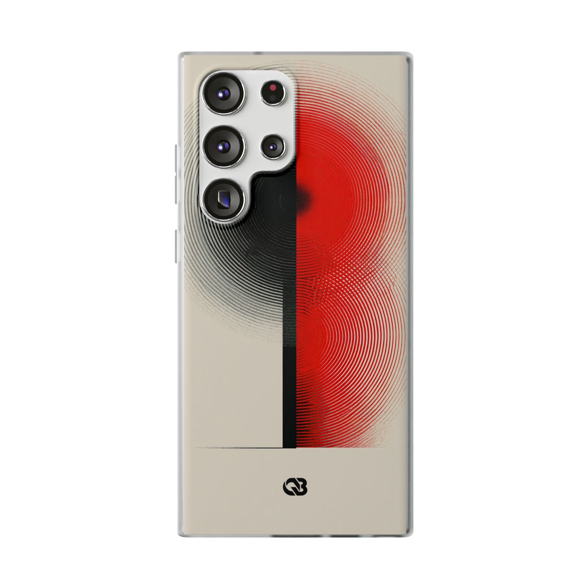 Red Lite Phone Case for Samsung - Split Signal Red