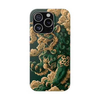 Imperial Guardian Lion · Lite Phone Case for iPhone ·  Green