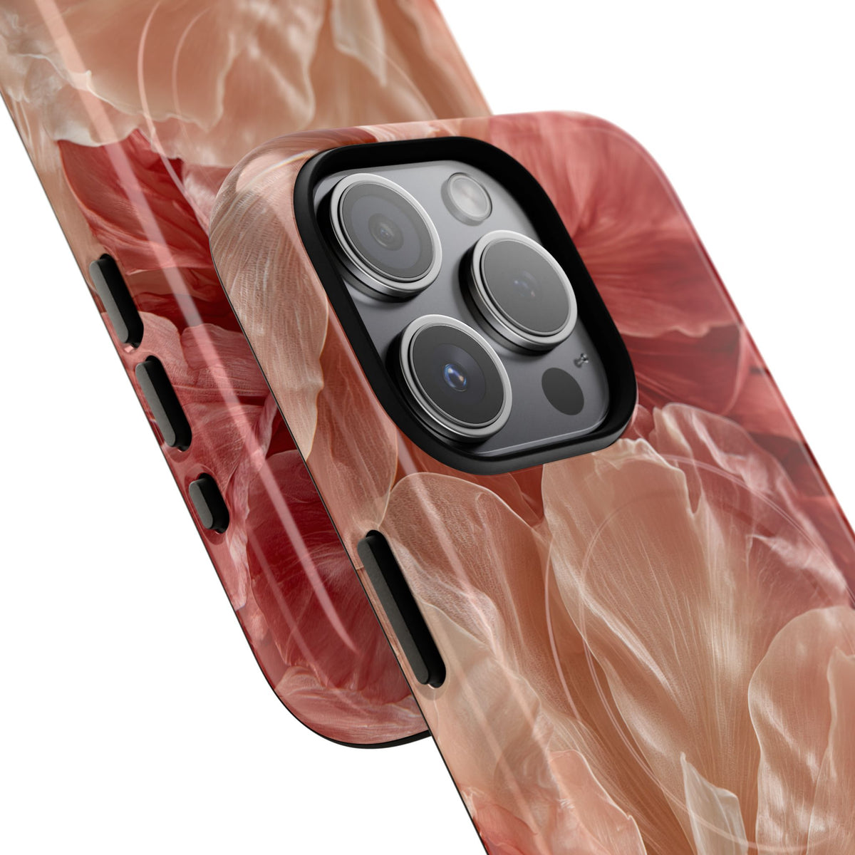 Blush Silk Bloom · Tough 2.0 Magnetic Phone Case for iPhone · Pink