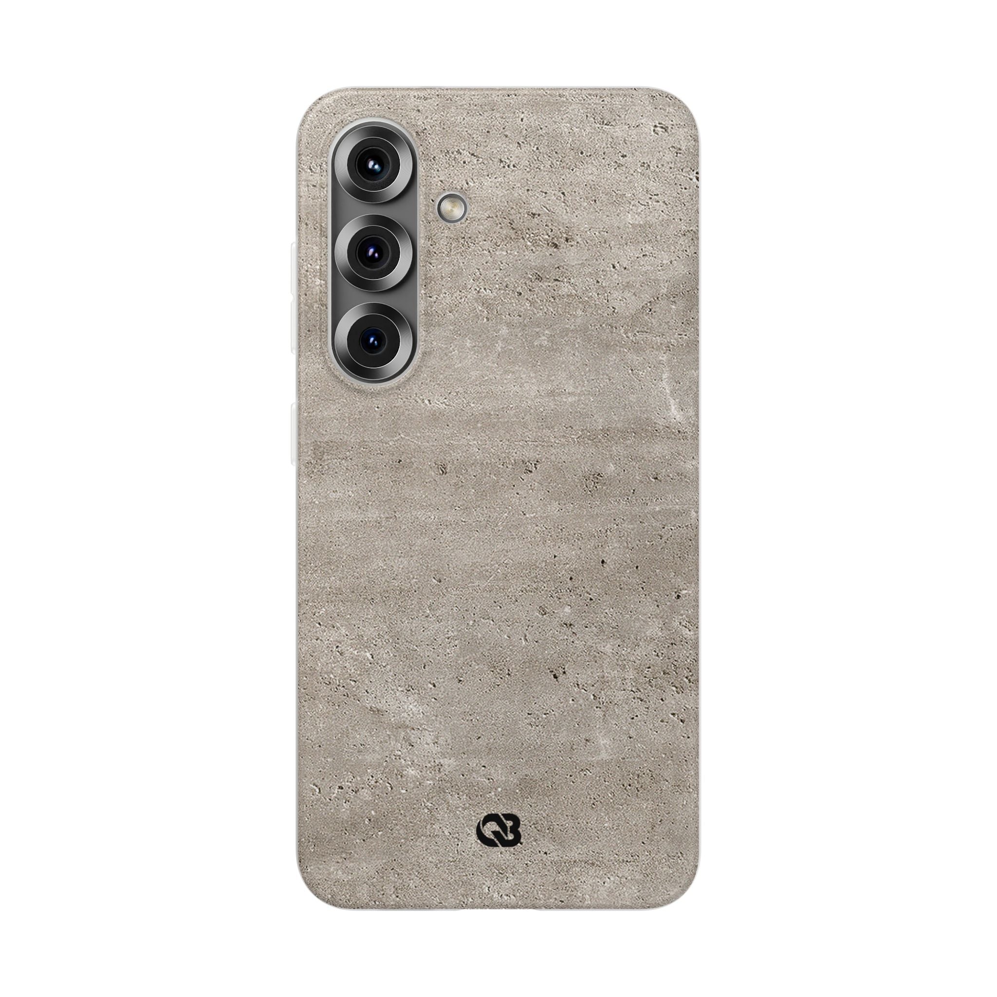 Grey Lite Phone Case for Samsung - Brutalist Stone Grit