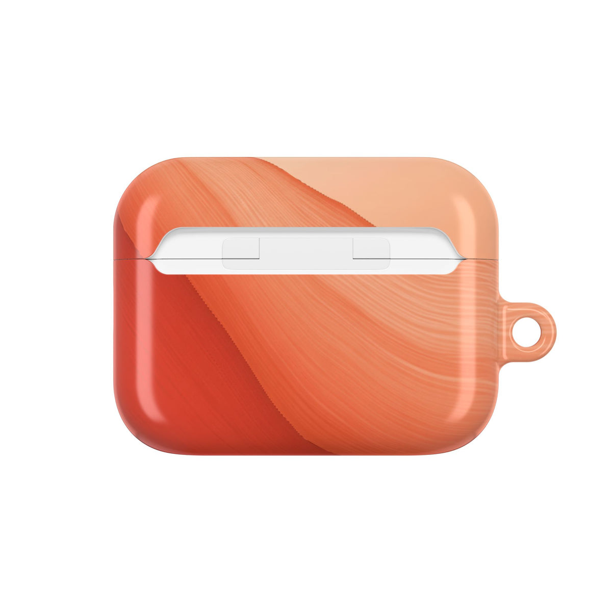 Terracotta Flow · Hard Case for AirPods & AirPods Pro · Orange