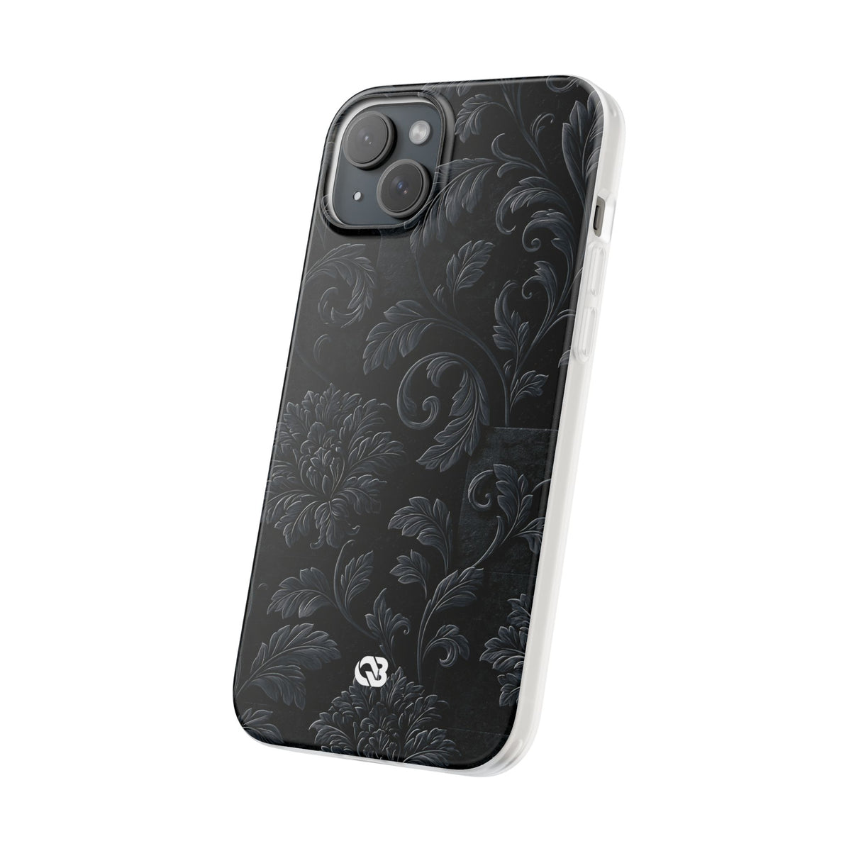 Obsidian Damask · Lite Phone Case for iPhone ·  Black