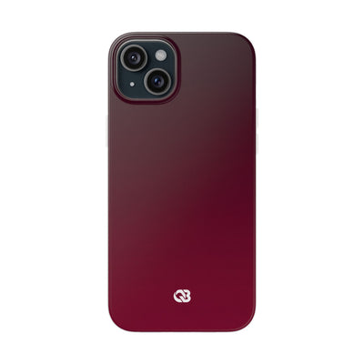 Bordeaux Spectrum · Lite Phone Case for iPhone ·  Red