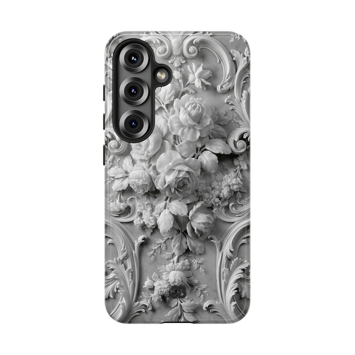 Rococo Marble Rose · Tough Phone Case for Samsung · White