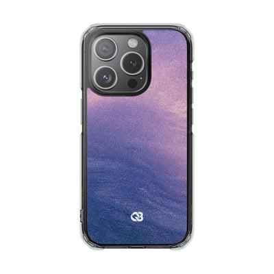 Ethereal Violet Glow · Clear Impact Magnetic Phone Case for iPhone · Purple