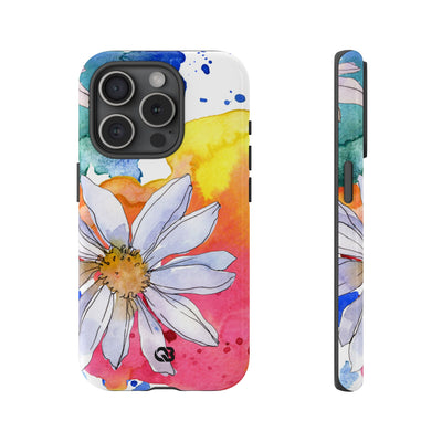 Vivid Bloom Splatter · Tough Handyhülle für iPhone