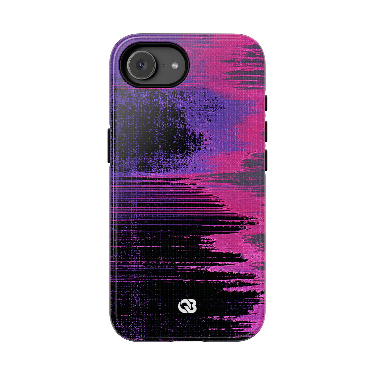 Neon Signal Shift · Tough Phone Case for iPhone · Purple