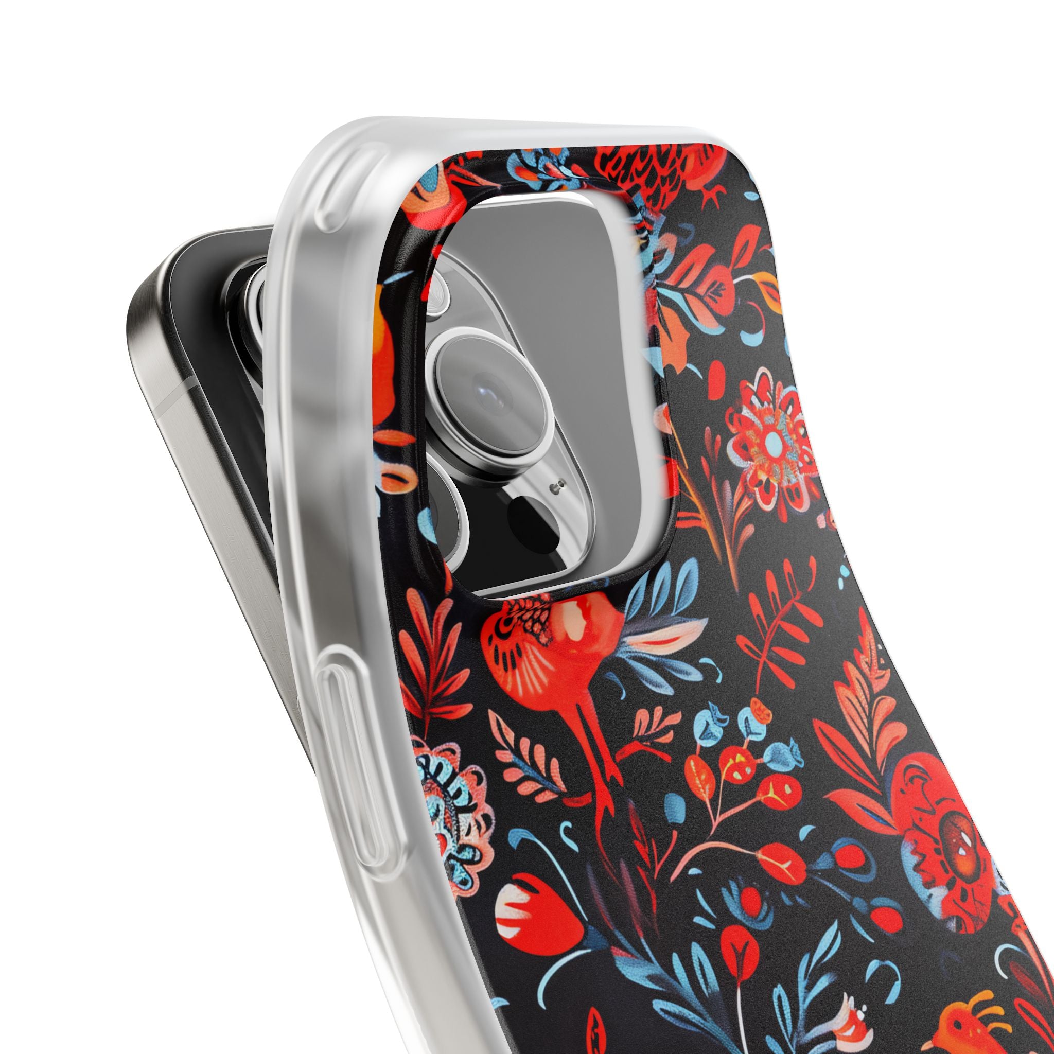 Vivid Birdscape iPhone 16 Pro Case - Soft
