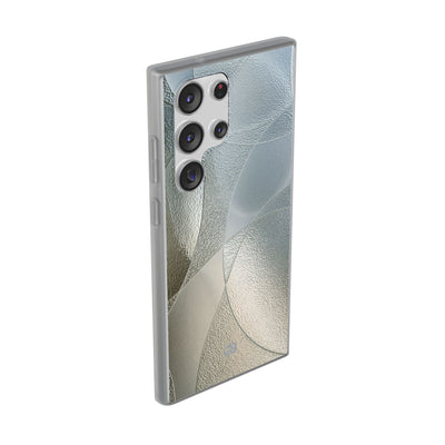 Silver Lite Phone Case for Samsung - Frosted Silver Mosaic