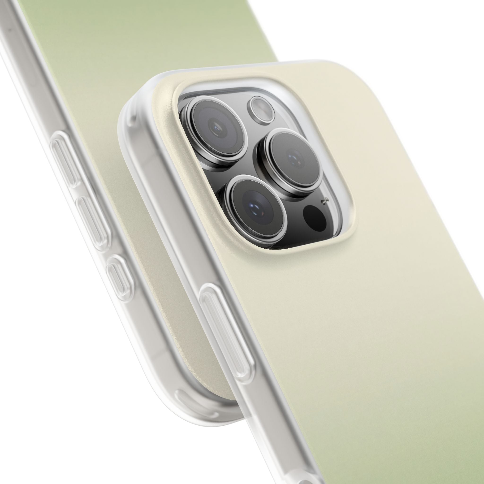 Green Lite Phone Case for iPhone - Bone Sage Fade