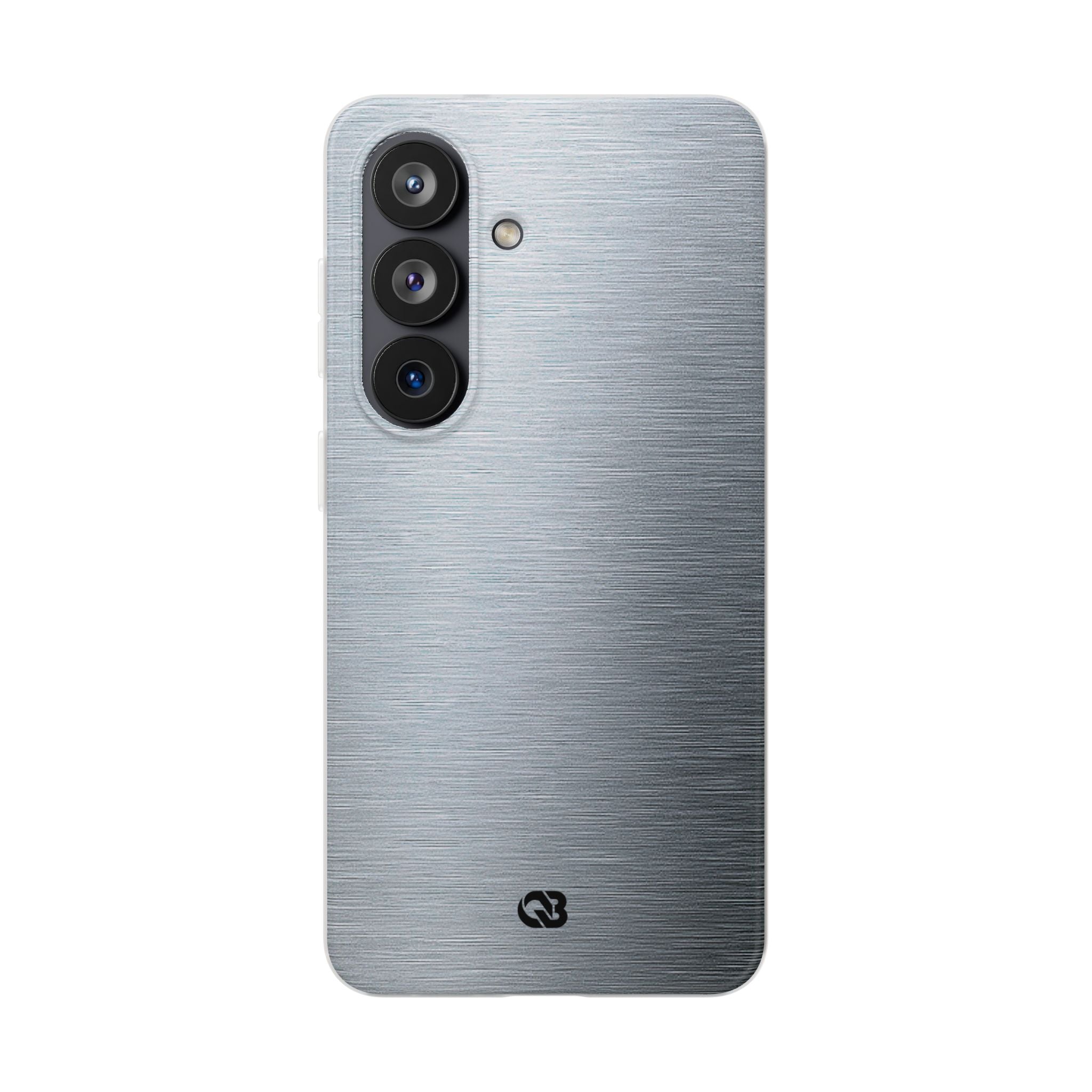 Silver Lite Phone Case for Samsung - Satin Chrome Grain