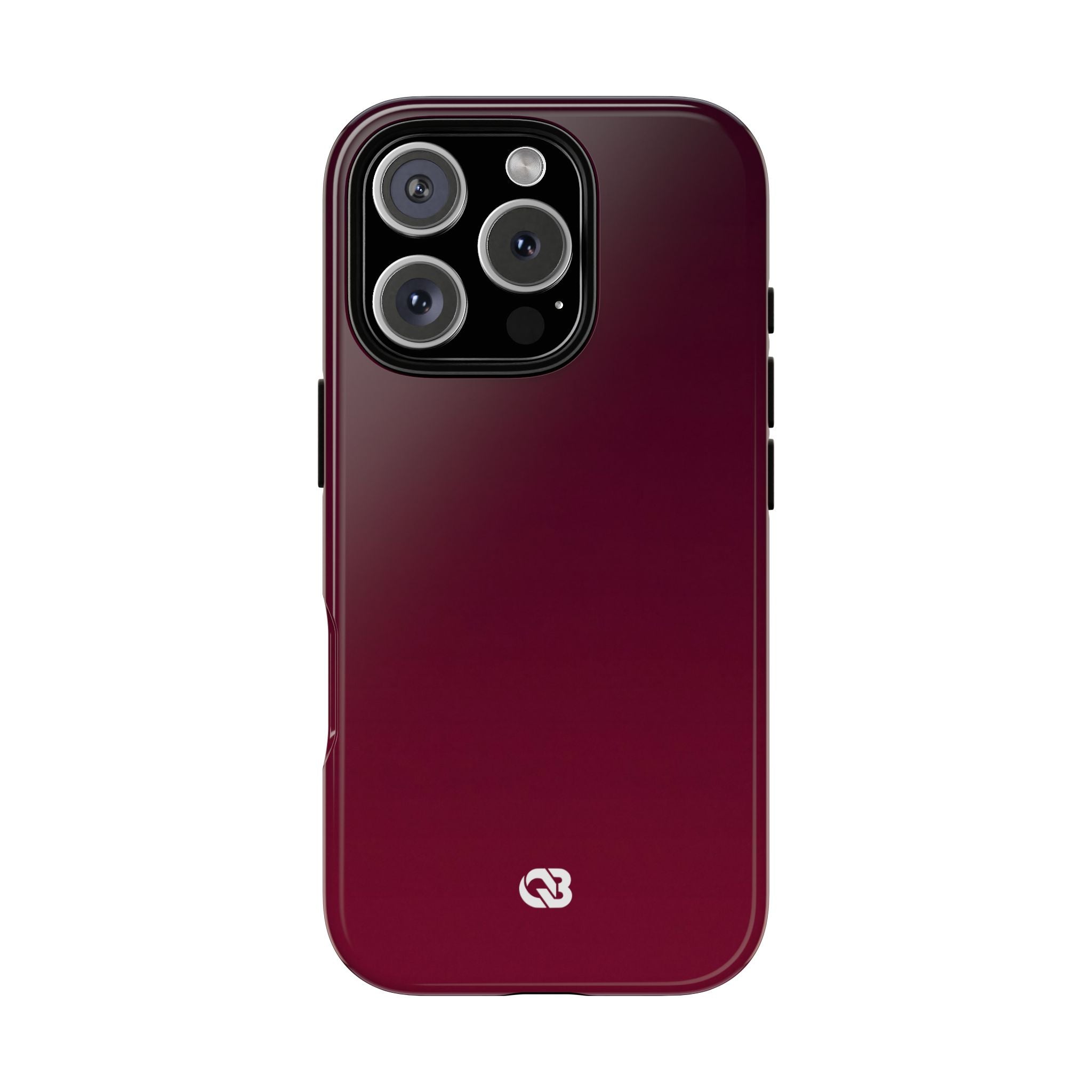 Red Tough Phone Case for iPhone - Deep Sangria Gradient