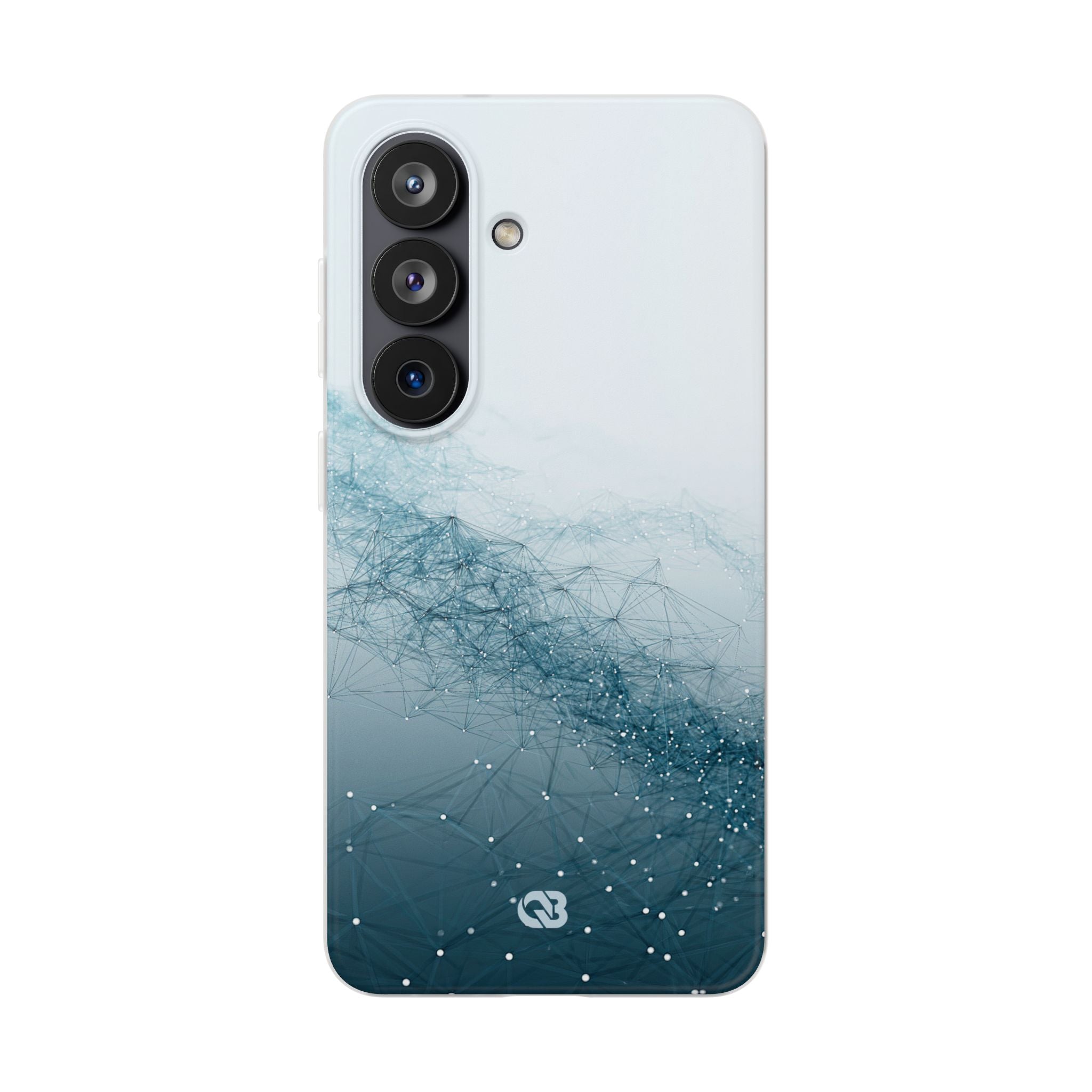 Teal Lite Phone Case for Samsung - Cyan Vector Lattice