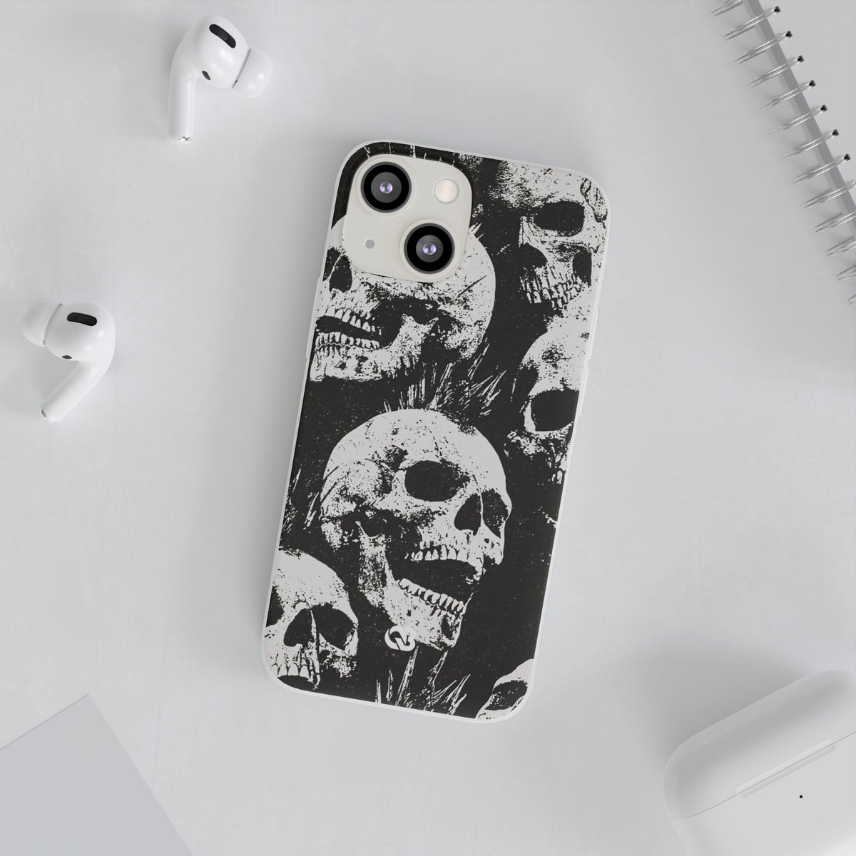 Punk Skull Riot · Lite Phone Case for iPhone ·  Black