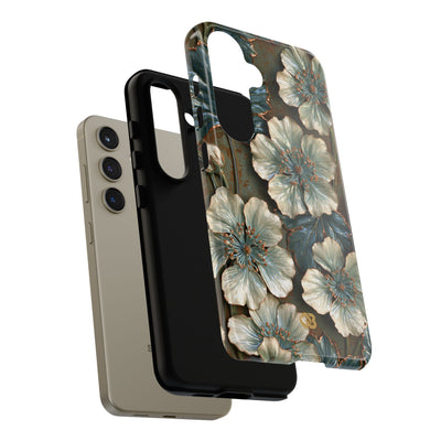 Gilded Blossom Reverie · Tough Phone Case for Samsung · Teal