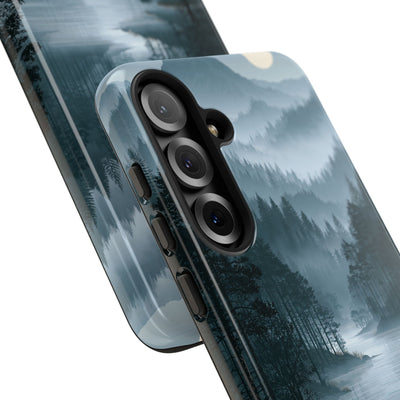 Silent Nordic Fjord · Tough Phone Case for Samsung · Blue