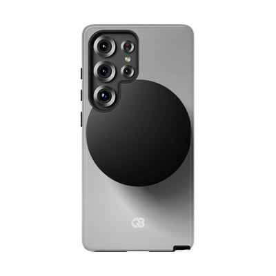Grey Tough Phone Case for Samsung - Matte Onyx Sphere