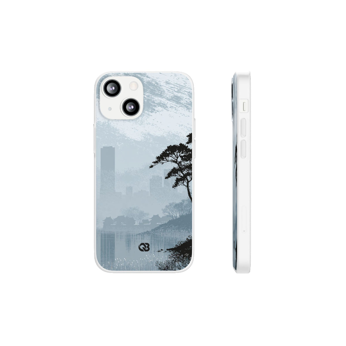 Misty Horizon · Lite Phone Case for iPhone ·  Blue
