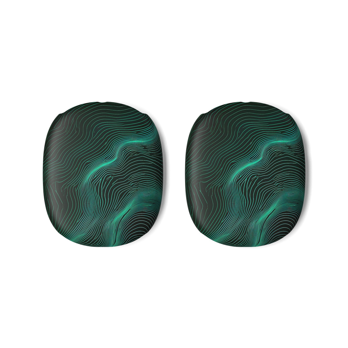 Emerald Topography · Hard Case for AirPods Max · Green