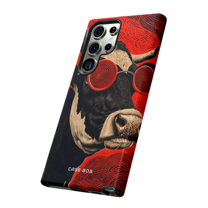 Hypnotic Cow Samsung S23 Ultra Case - Tough