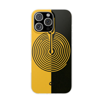Yellow Lite Phone Case for iPhone - Voltage Sector Pulse