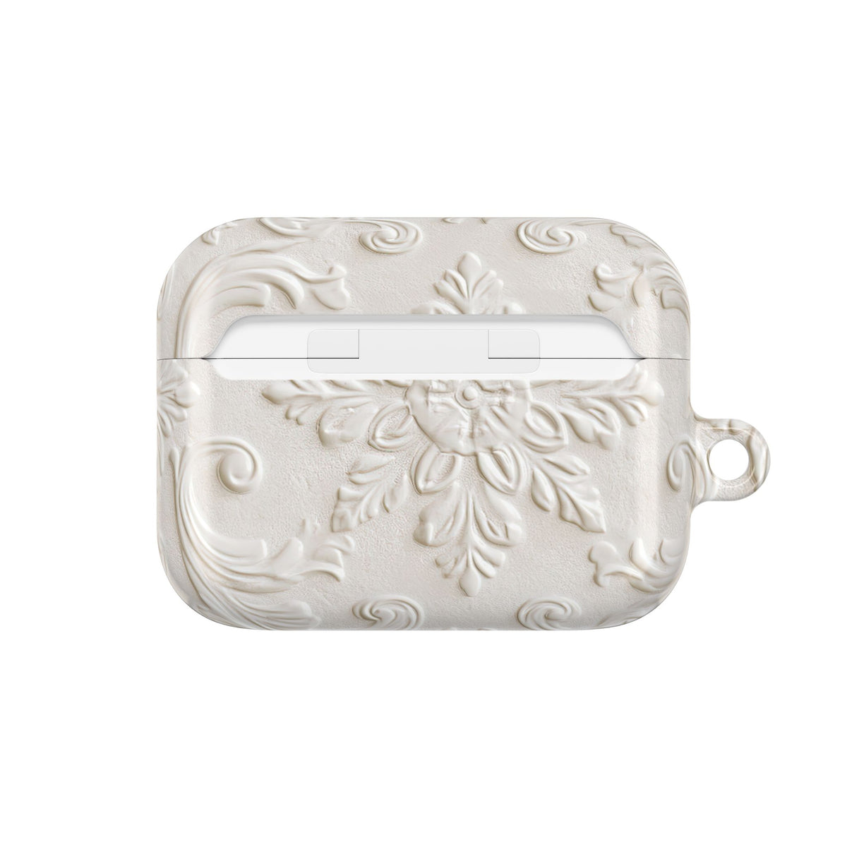 Sculpted Acanthus Relief · Hard Case for AirPods & AirPods Pro · White